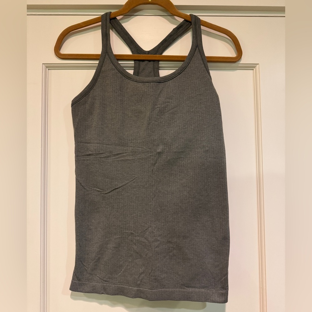 Lululemon Green Women's Tank Top with Built In Bra